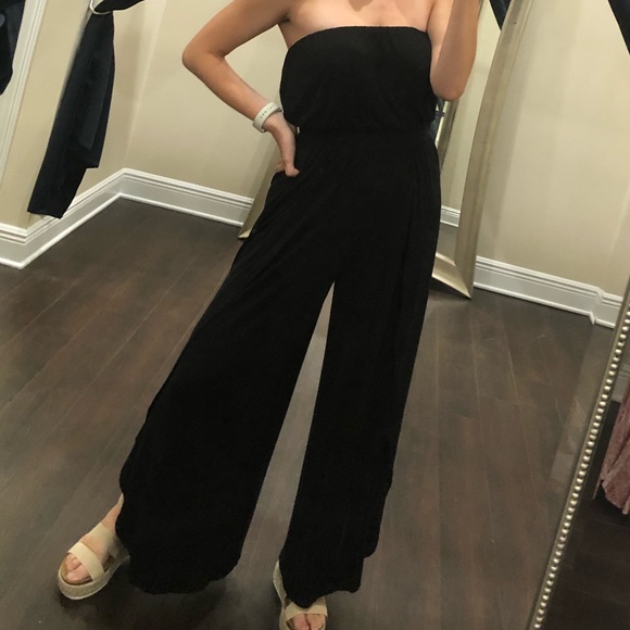 Strapless Black Jumpsuit - Picture 5 of 5